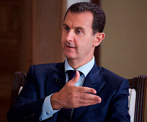 Асад обвинил США в военной поддержке ИГИЛ