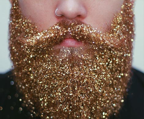 Блестящие бороды - новый тренд в Instagram