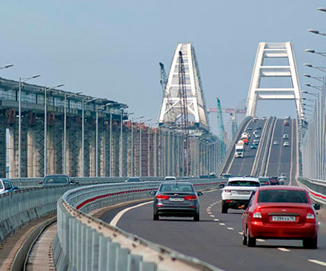 Более 3,3 млн автомобилей проехали по Крымскому мосту с мая