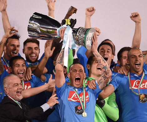 Команда «Наполи» стала обладателем Суперкубка Италии