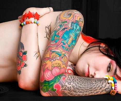 Названы самые безболезненные участки тела для нанесения татуировки