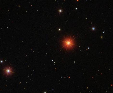 Обнаружена уникальная система из пяти звезд