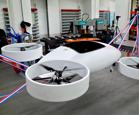 В России создан прототип летающего такси-беспилотника‍