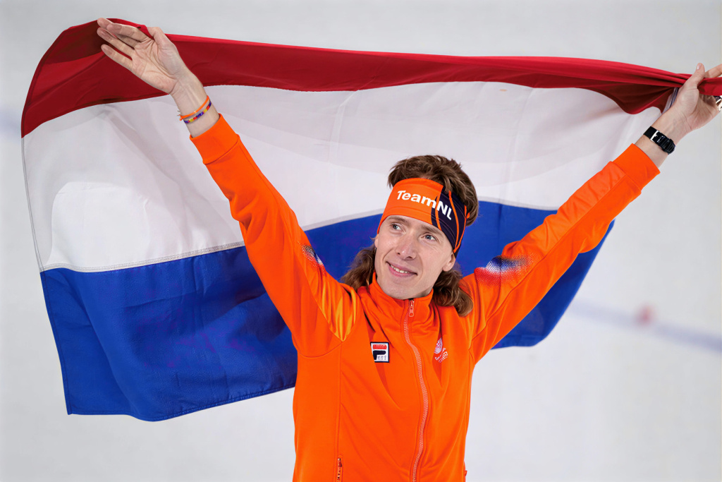 40-летний Йоррит Бергсма стал самым возрастным олимпийским чемпионом в истории конькобежного спорта