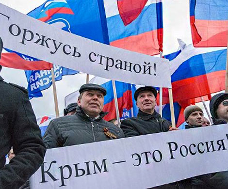 78% россиян уверены в пользе от воссоединения с Крымом