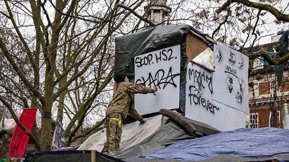 Активисты против строительства HS2 хотят занять туннель у вокзала Юстон на несколько недель