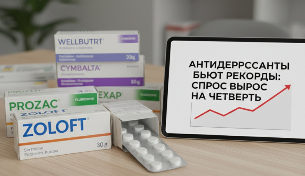 Антидепрессанты бьют рекорды: спрос вырос на четверть