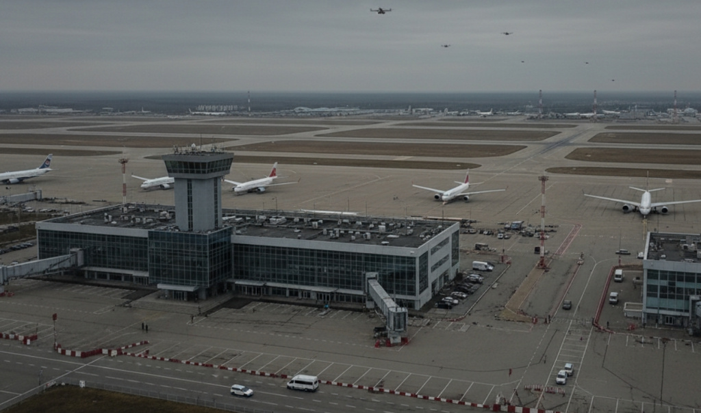 Аэропорт Сочи парализован из-за угрозы дронов