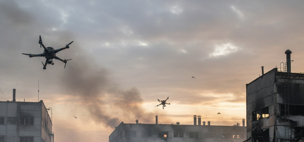 Беспилотники атаковали объект в Удмуртии есть пострадавшие