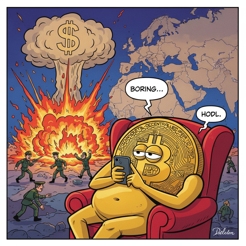 Биткоин не показал значительной реакции на эскалацию конфликта на Ближнем Востоке