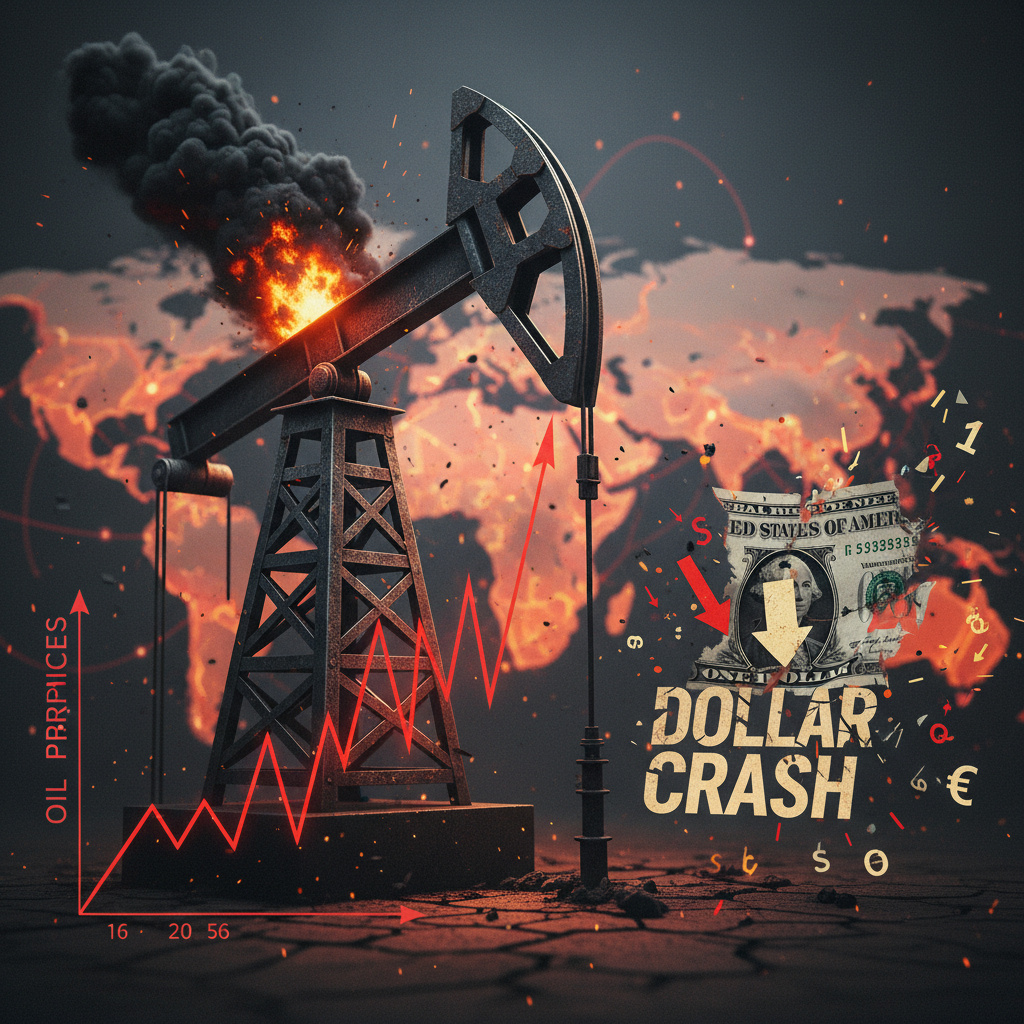 Ближневосточный кризис взвинтил цены на нефть и обрушил доллар