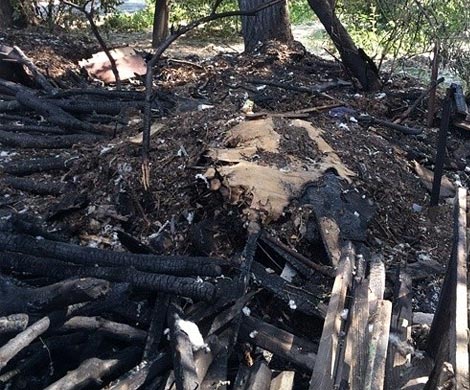 БОМЖи подожгли дом в Архангельске