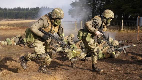 Британия сократила тренировки украинских военнослужащих после жалоб на шум