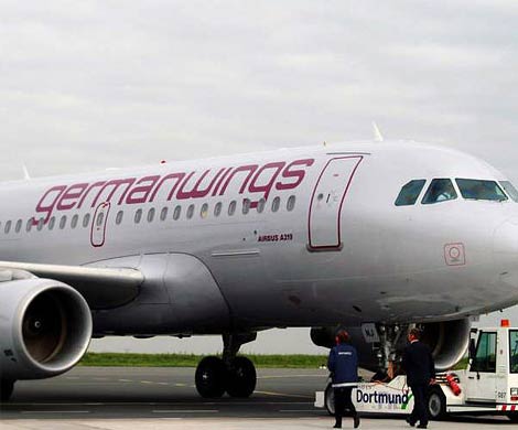 Cамолет Germanwings не вылетел из Кельна из-за сообщения о бомбе 