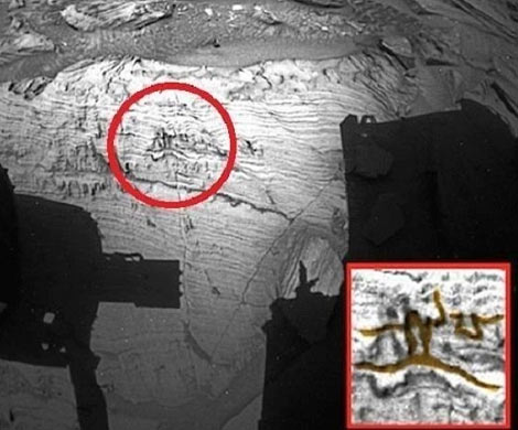 Curiosity обнаружил на Марсе "бегущего человека"