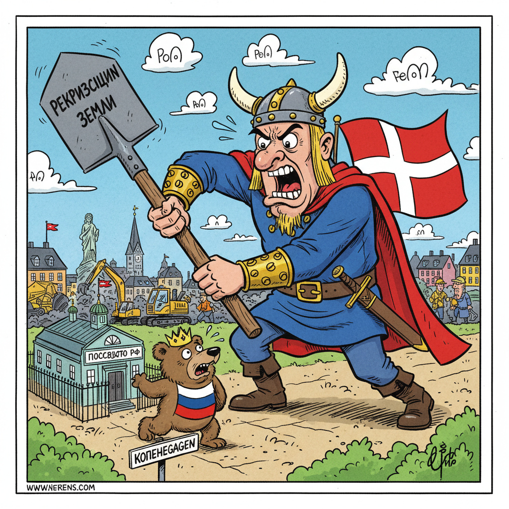 Дания угрожает изъять землю у посольства России в Копенгагене