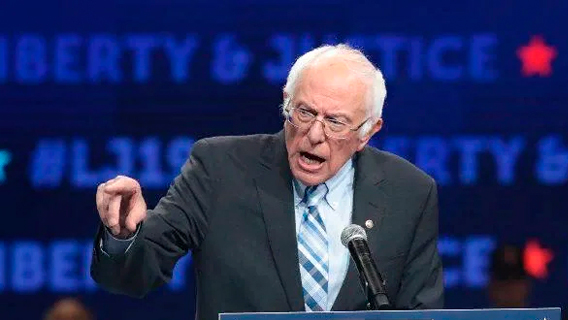 Демократы-конкуренты раскритиковали сенатора Сандерса во время телевизионных дебатов