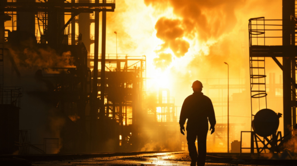 Дрон атаковал нефтебазу в Пензе начался крупный пожар