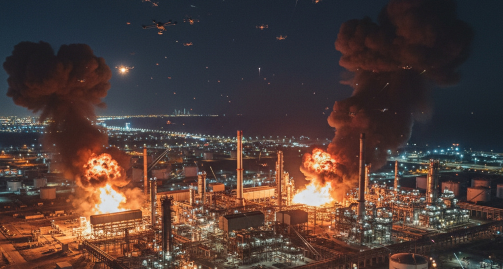 Дроны атаковали нефтеперерабатывающий завод в Кувейте