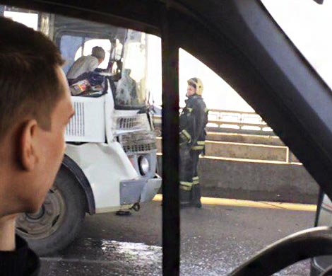 Два пассажира автобуса ПАЗ пострадали в ДТП с КамАЗом в Воронеже