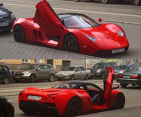 Единственный в Новосибирске суперкар Marussia B1 разбился в ДТП