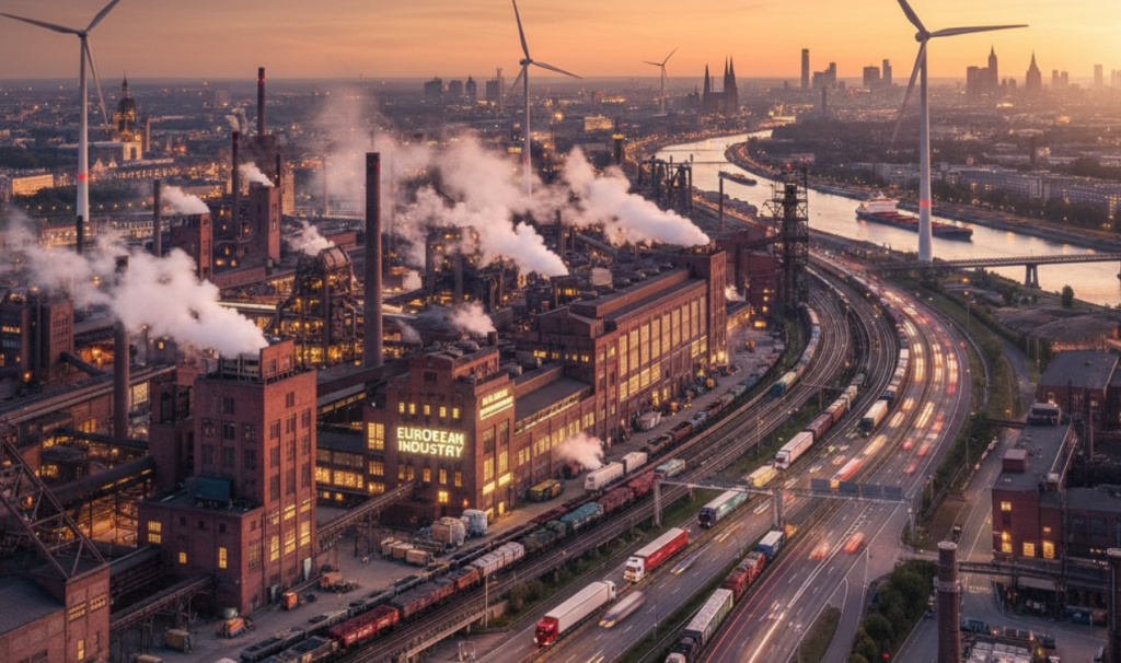 Европейская промышленность второй год подряд в глубоком кризисе