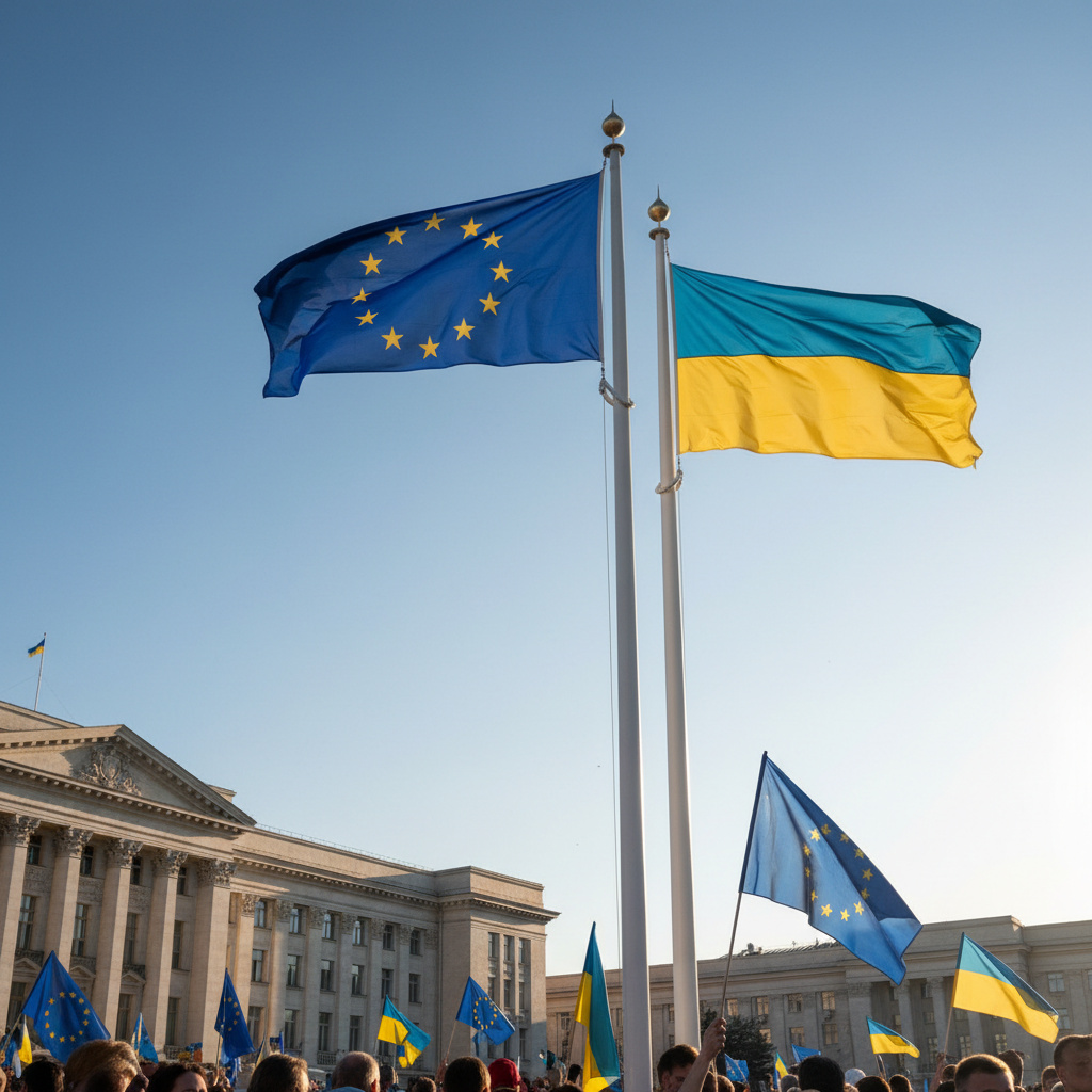 Евросоюз ускоряется: переговоры с Украиной о членстве могут начаться до 18 июня