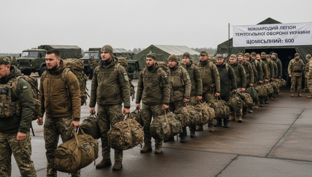 Ежемесячный приток иностранных наёмников на Украину достиг шестисот человек