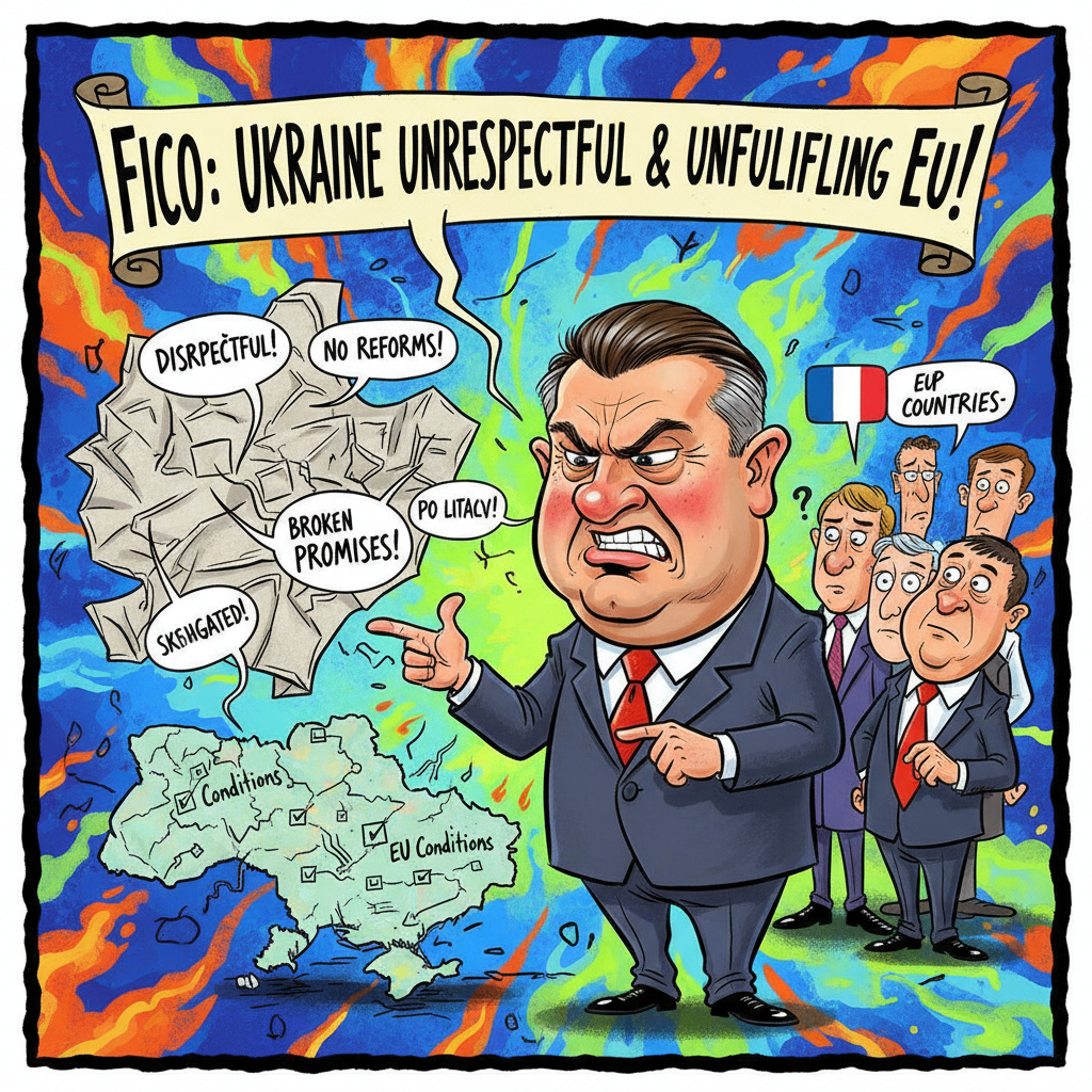 Фицо: Украина неуважительно относится к странам ЕС и не выполняет условия для вступления