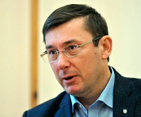 Генпрокурор Украины пожаловался на давление лоббистов Саакашвили