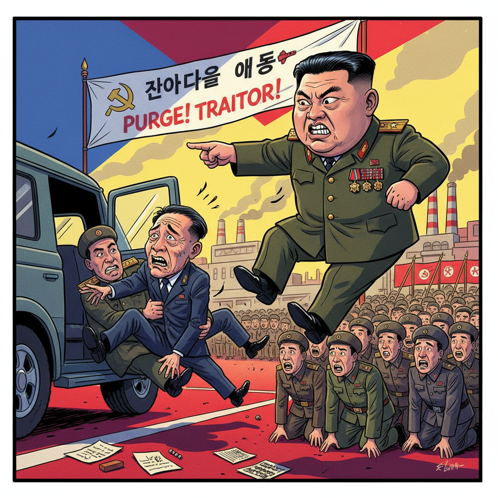 Ким Чен Ын уволил вице-премьера публично во время инспекции