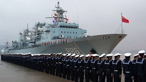 Китай увеличил темпы строительства военно-морских баз для размещения быстро растущего флота