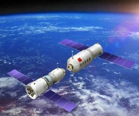Китайский «глаз» прийдет на помощь во время стыковки на орбите