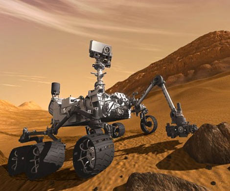 Марсоход Curiosity обнаружил на Марсе микробную жизнь‍