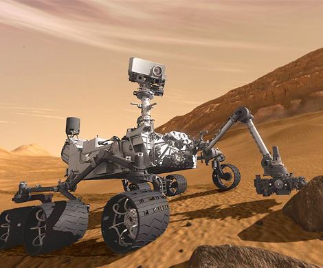 Марсоход Curiosity заснял взлет НЛО с поверхности Марса 