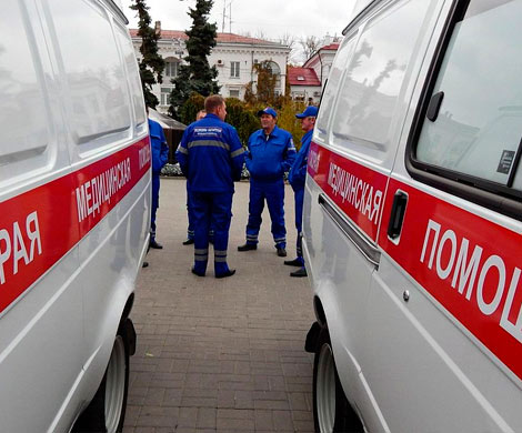 Машину скорой помощи не пустили на территорию вокзала
