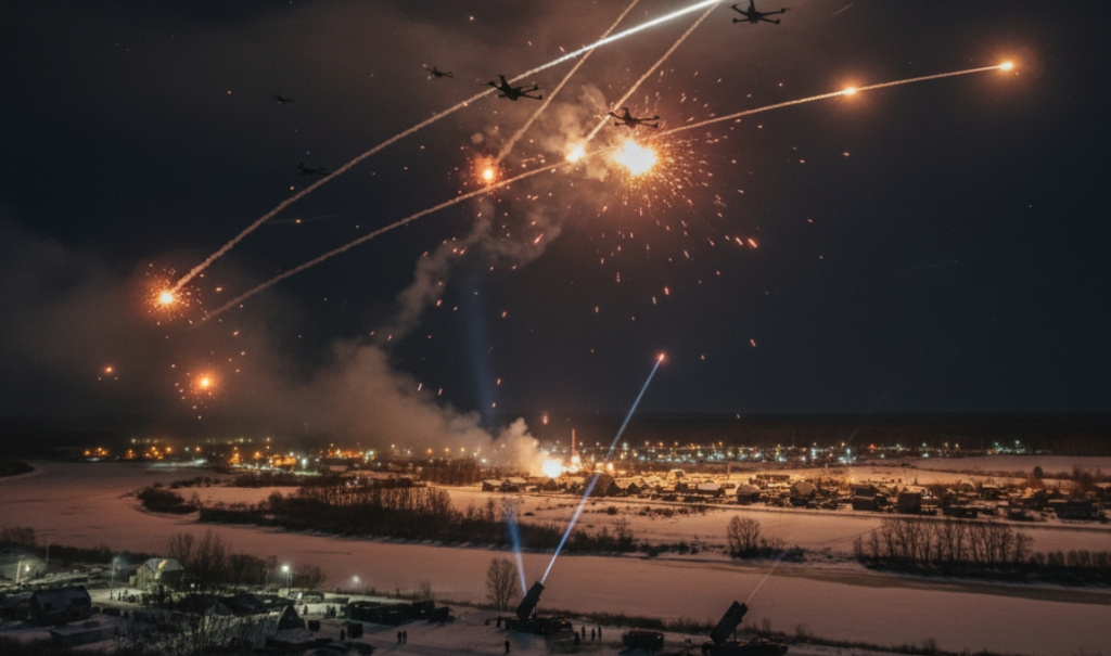 Массированная атака дронов отражена над Россией за восемь часов