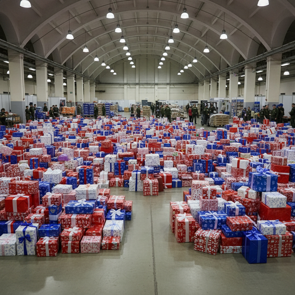 Москва собрала 30 тысяч подарков для бойцов к 23 февраля