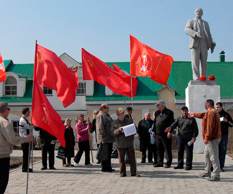 Мэр-коммунист Новосибирска запретил пикет в честь дня рождения Ленина