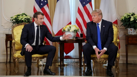 На саммите НАТО Макрон сталкивается и с Эрдоганом, и с Трампом