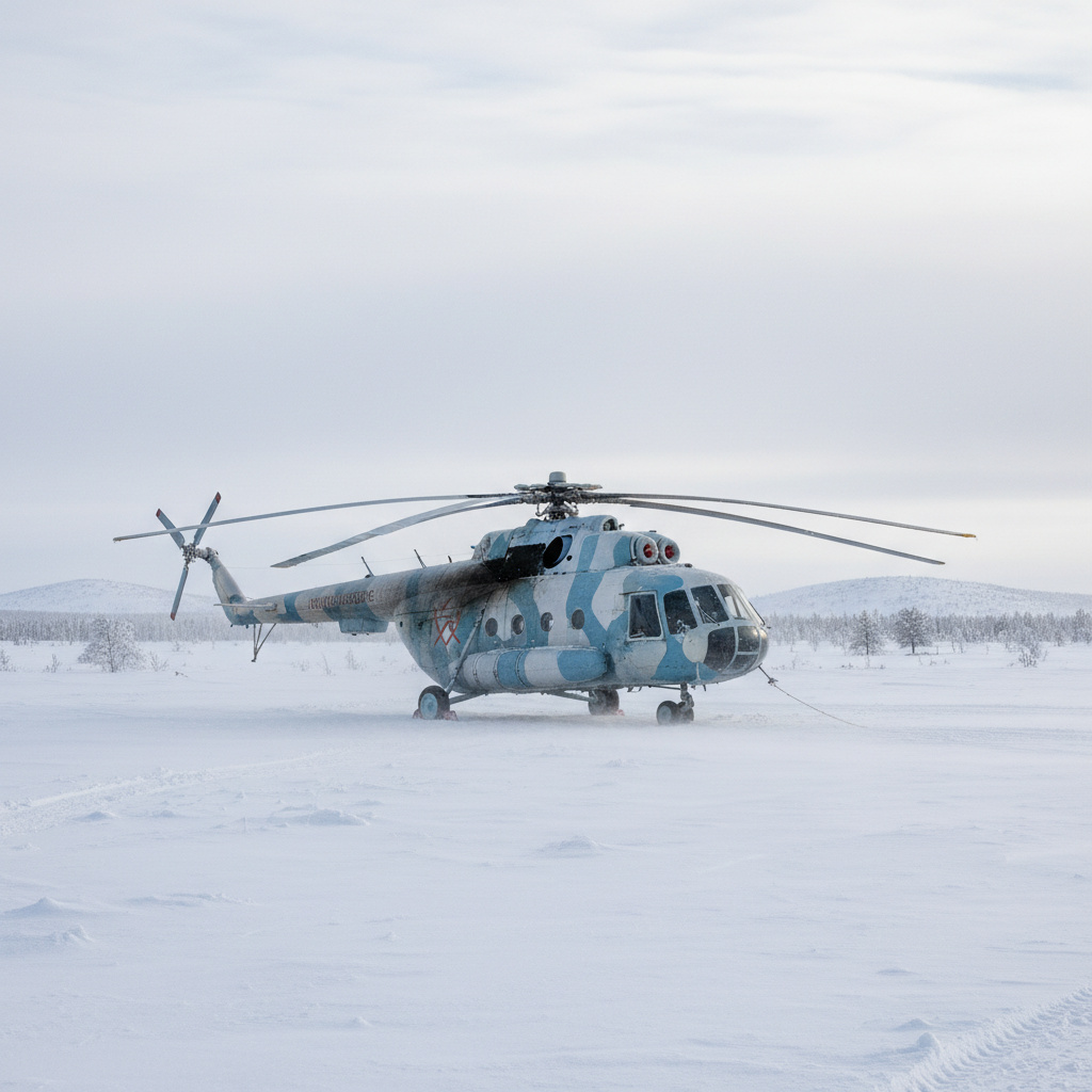 На Ямале вертолет Ми-8 совершил жесткую посадку, пострадали три человека
