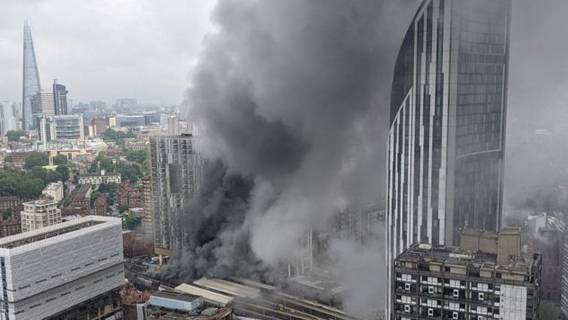На юго-востоке Лондона вспыхнул сильный пожар