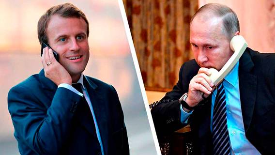 Напряженный обмен мнениями между Макроном и Путиным перед вторжением на Украину