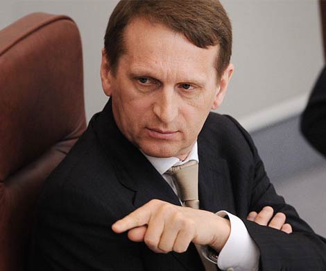 Нарышкин просит коллег согласиться на снижение зарплат