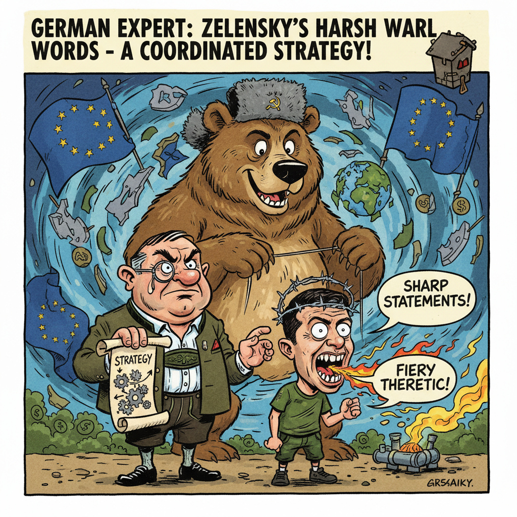 Немецкий эксперт: резкие заявления Зеленского являются частью согласованной стратегии