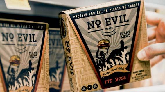 No Evil Foods стал первым в мире брендом растительного мяса с отрицательным выпуском пластика