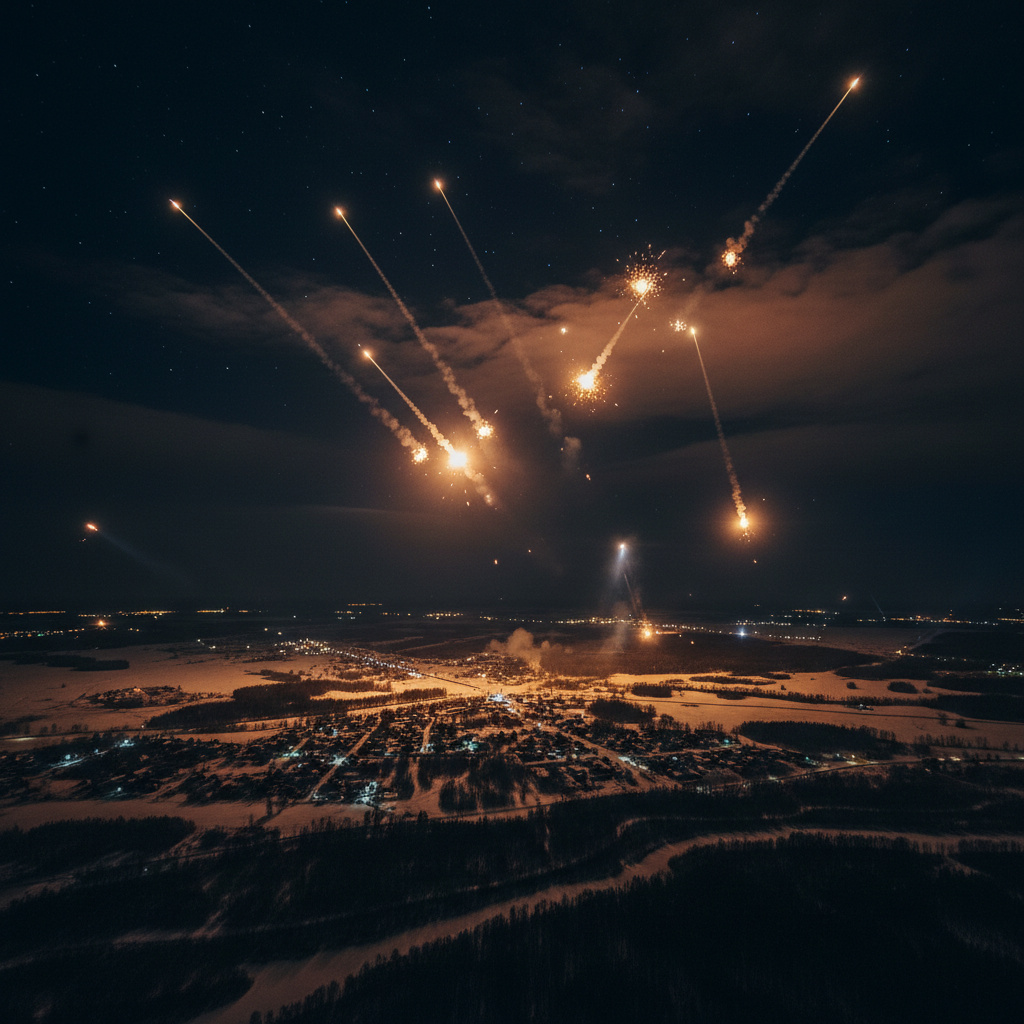 Ночью над Россией сбили 92 украинских беспилотника