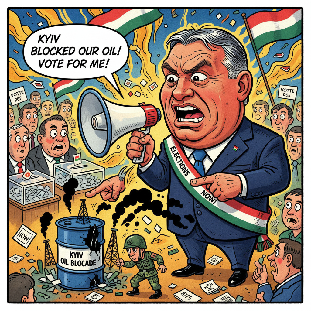 Орбан обвинил Украину в попытке повлиять на выборы через нефтяную блокаду