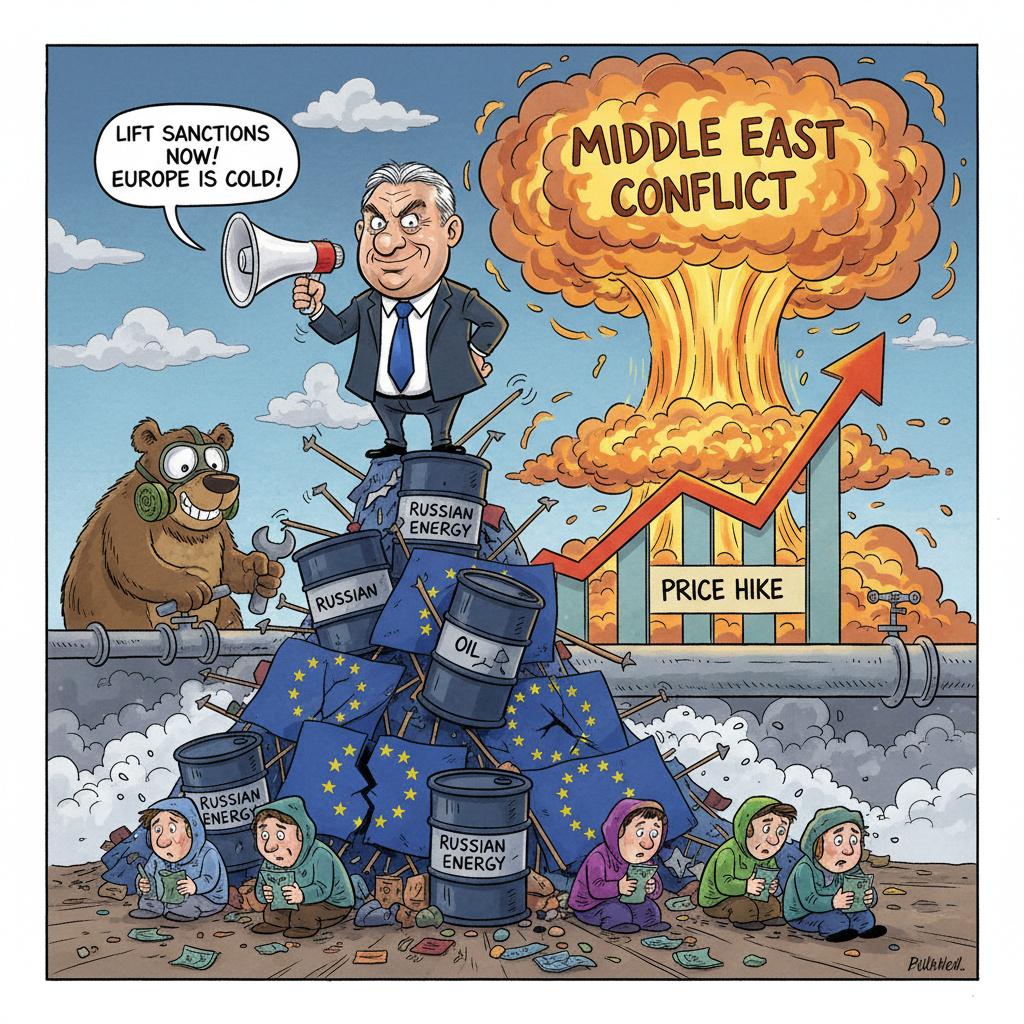 Орбан призвал ЕС отменить санкции против российской энергетики на фоне роста цен из-за ближневосточного конфликта