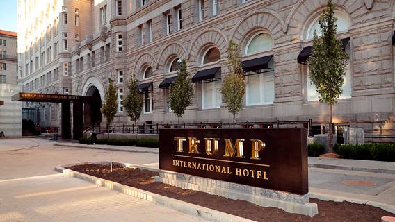 Отели Трампа размещали у себя сотрудников Секретной службы по завышенным ценам